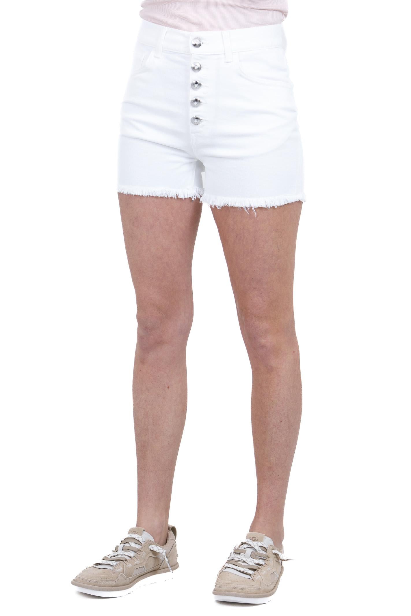 DONDUP Shorts Stella bottone gioiello Shorts Latte DP686BBSE037DKPT-STELLA 001 
