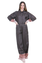 ALYSI Camicia pinstripes leggermente sagomata Camicie Choco 116231-P6063 CHOCO 