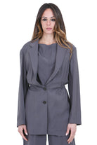 ALYSI Blazer peach touch sciolto Blazer Gray purple 116809-P6045 GRAYP 