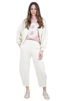 8PM Pantaloni Jogger a Palloncino in Felpa - Bianco Panna Pantaloni Meringa RIODEJANEIRO-61P95 167 