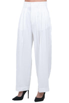 MEIMEIJ  Pantaloni White/black M6PT02 G1810 