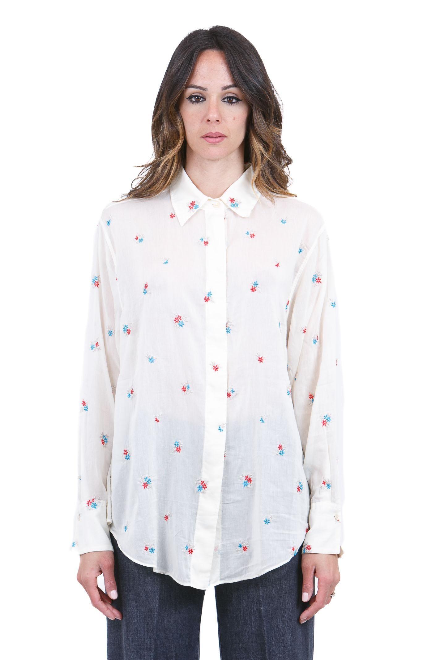 FORTE FORTE Camicia over ricamata Camicie Butter 14875MYSHIRT 0013 