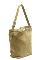 PINKO Borsa a tracolla grande Bucket Big in suede Borse Verdecanguro/mix 106834-A0F6-BUCKETBIG L22A 