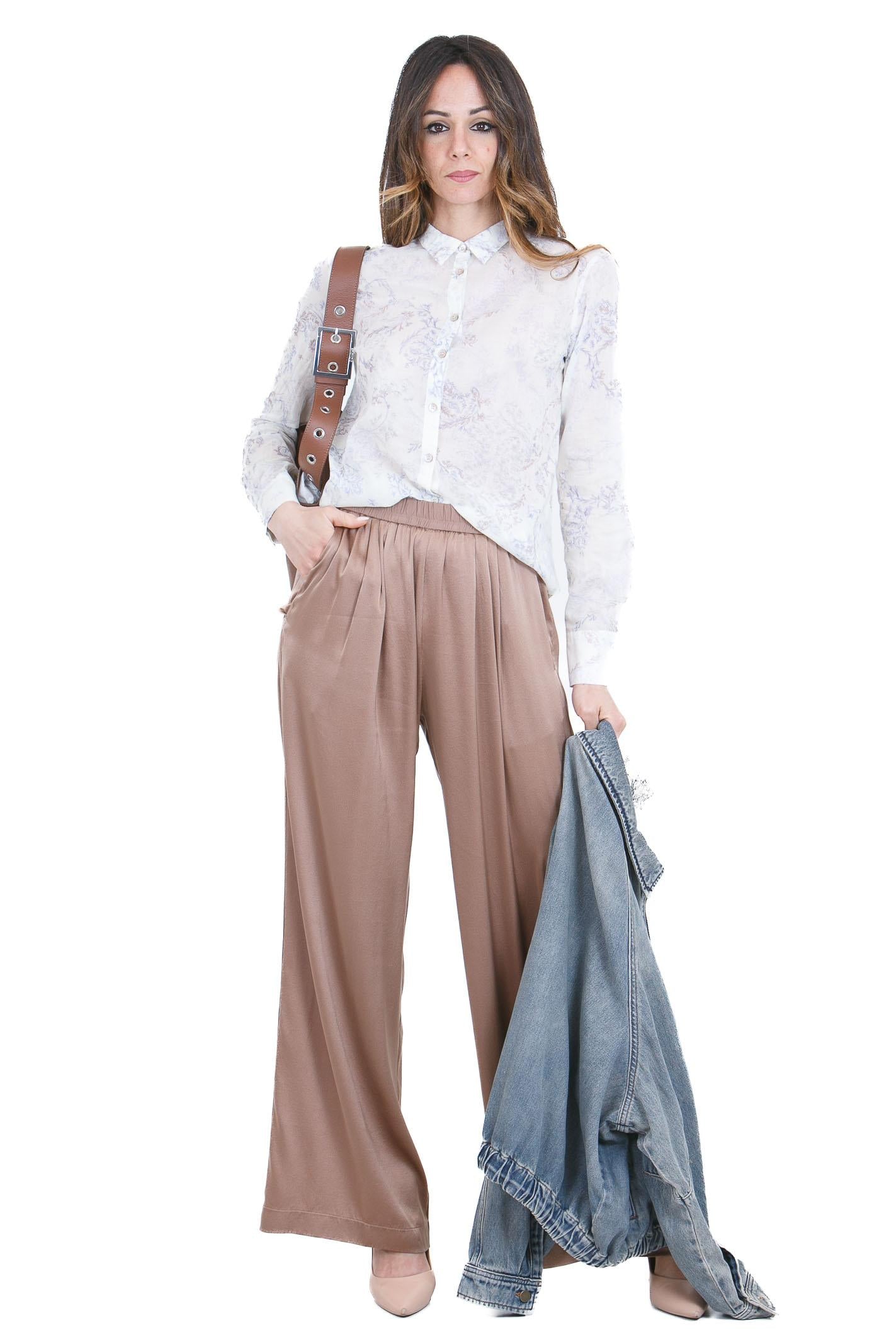 FORTE FORTE camicia regular in voile "nontiscordardime" Camicie Glicine 14627MYSHIRT 5009 