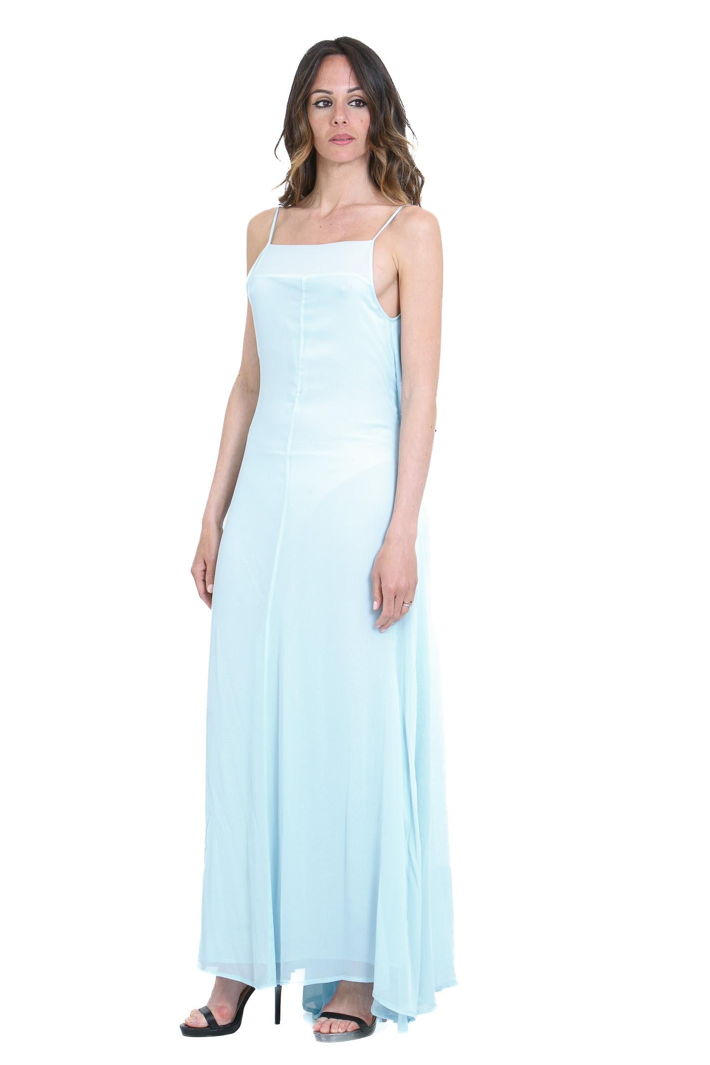 SEMICOUTURE  Abiti Laguna blu ALICIA-S6ST55 P03-2 