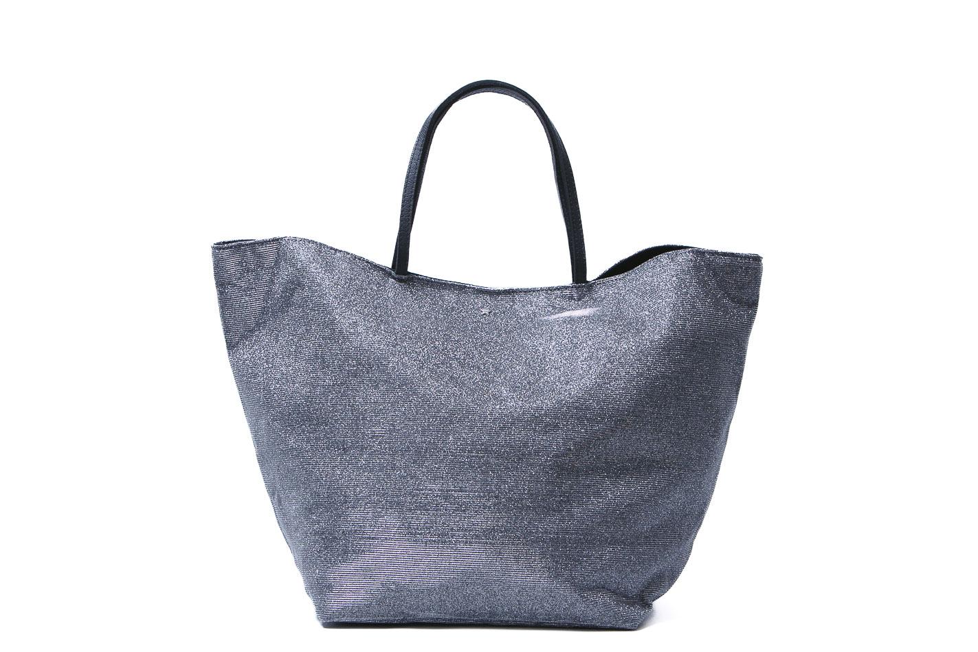 L'AURA Borsa glitter piombo Borse Glitter piombo SACBASIC-SMALL-TI26 GL0569 