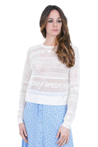 DES PETIT HAUTS  Maglie Creme BLISOU-1E260058 02066 