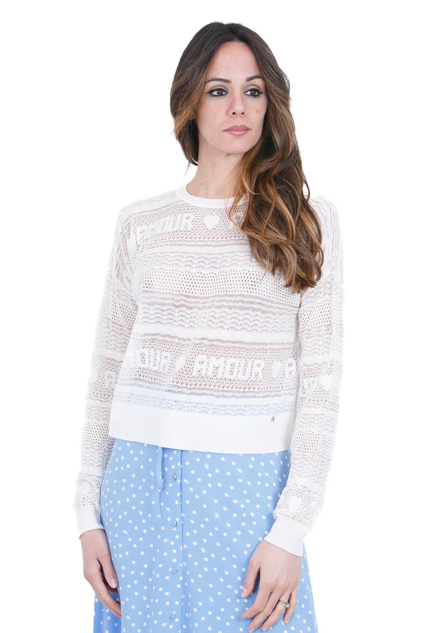 DES PETIT HAUTS  Maglie Creme BLISOU-1E260058 02066 