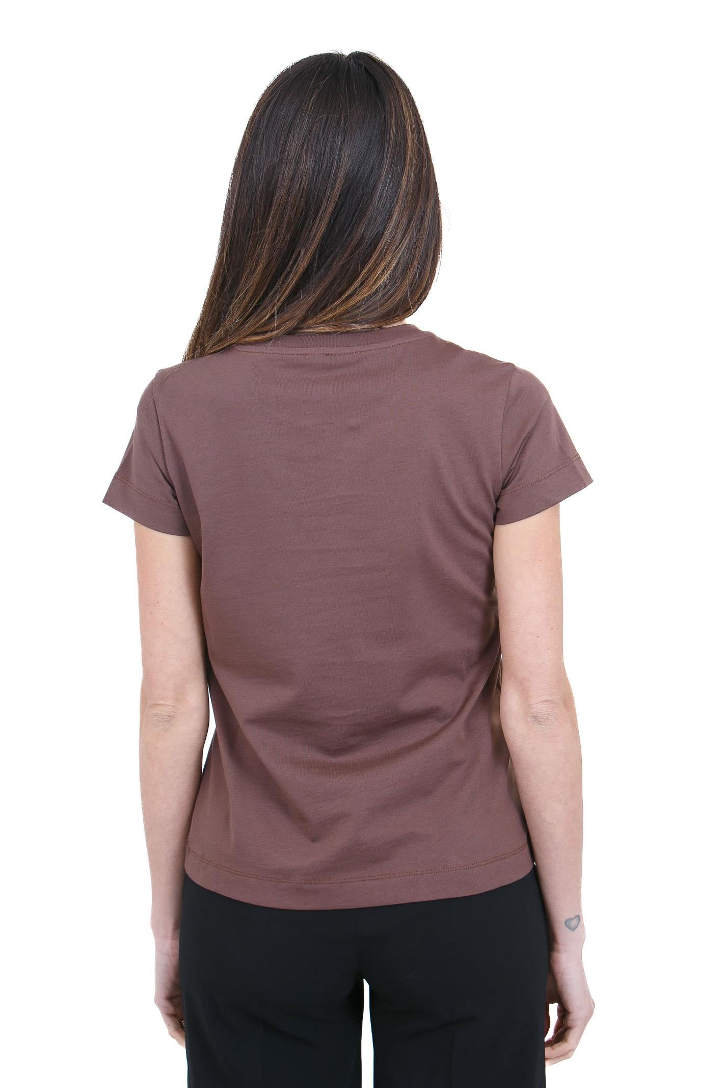 PINKO  T- Shirt Marrone terra BUSSOLOTTO-100355-A339 L78 