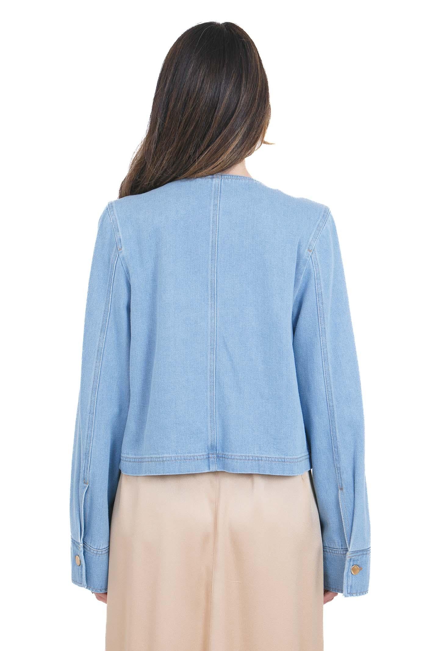 FORTE FORTE Giubbotto doppiopetto in denim Giacche Azure 14530BISMYJACKET 5004 