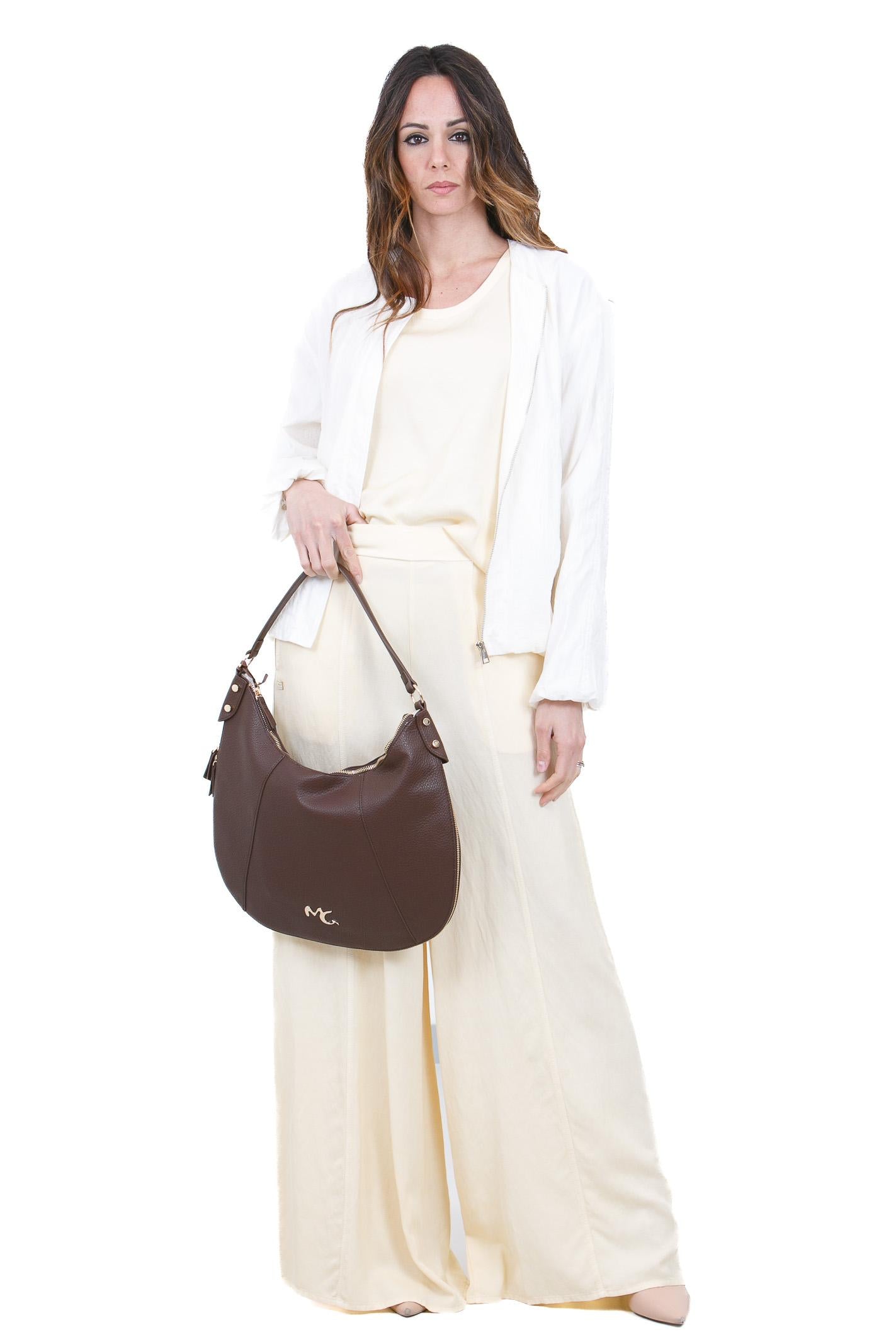 MANILA GRACE  Pantaloni Avorio P085RU MA148 