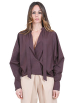 ALYSI Camicia con laccetto al collo Camicie Uva 116218-P6015 UV 