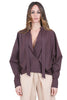 ALYSI Camicia con laccetto al collo