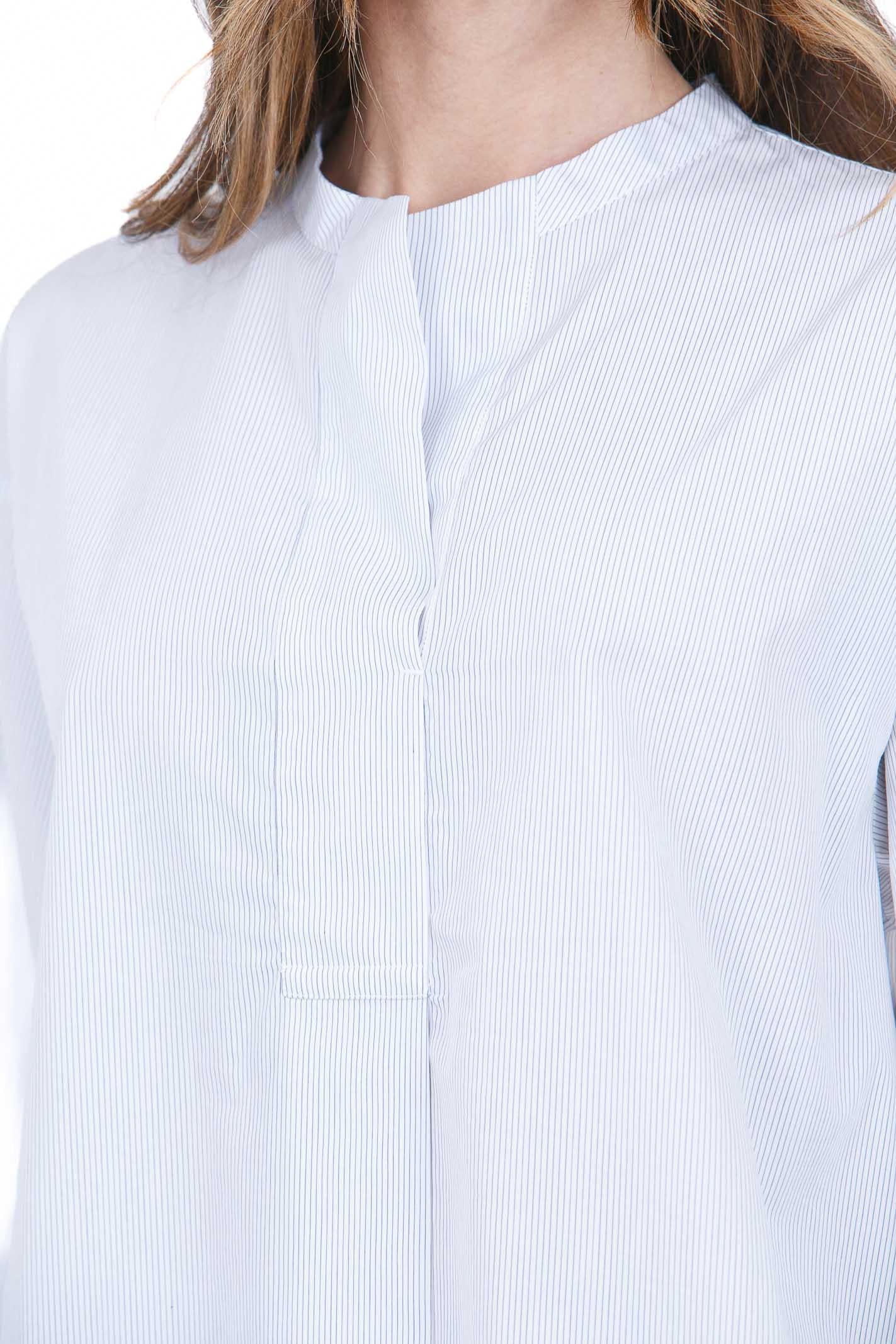 POMANDERE Camicia rigata dai volumi morbidi Camicie Celeste 261-9494-11634 820 