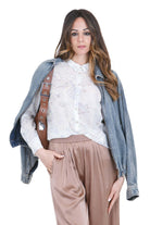 FORTE FORTE camicia regular in voile "nontiscordardime" Camicie Glicine 14627MYSHIRT 5009 