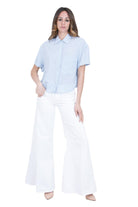 DONDUP  Camicie Celeste DC490EF0161D002-RIGA 806 