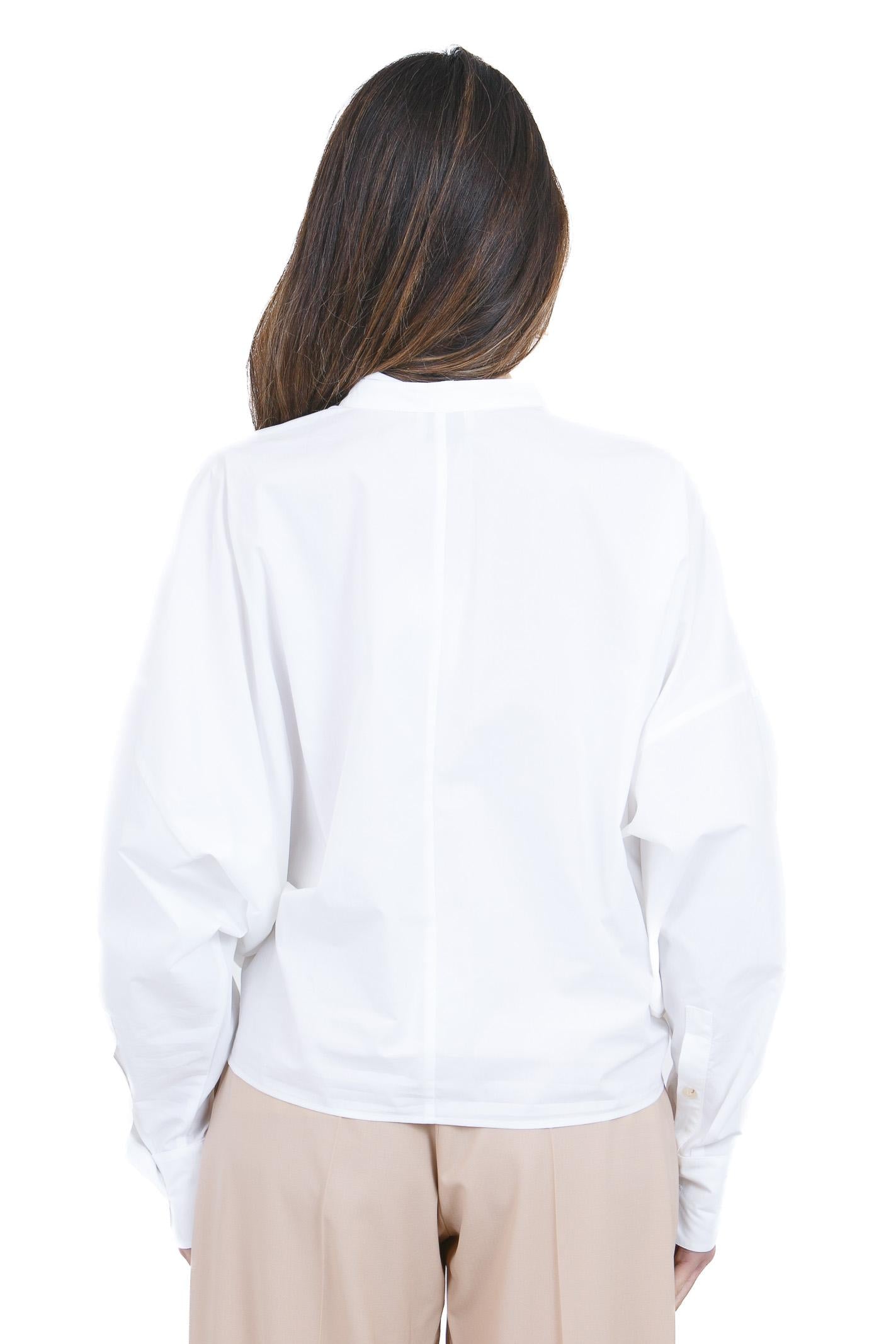 ALYSI Camicia con laccetto al collo Camicie Bianco 116218-P6015 BI 