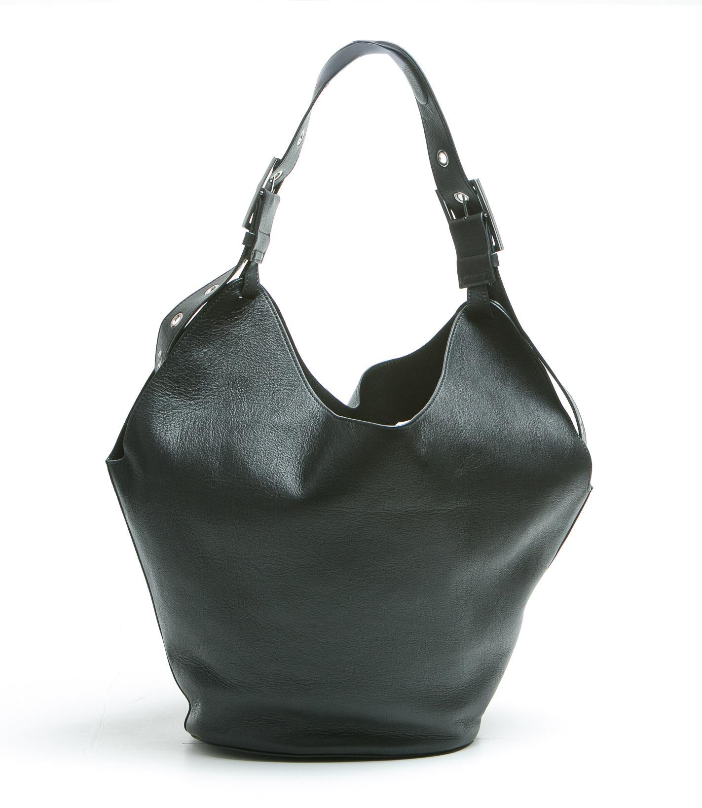 DONDUP Big hobo in pelle Borse Nero WB306PL0658DXXX-BIG 999 