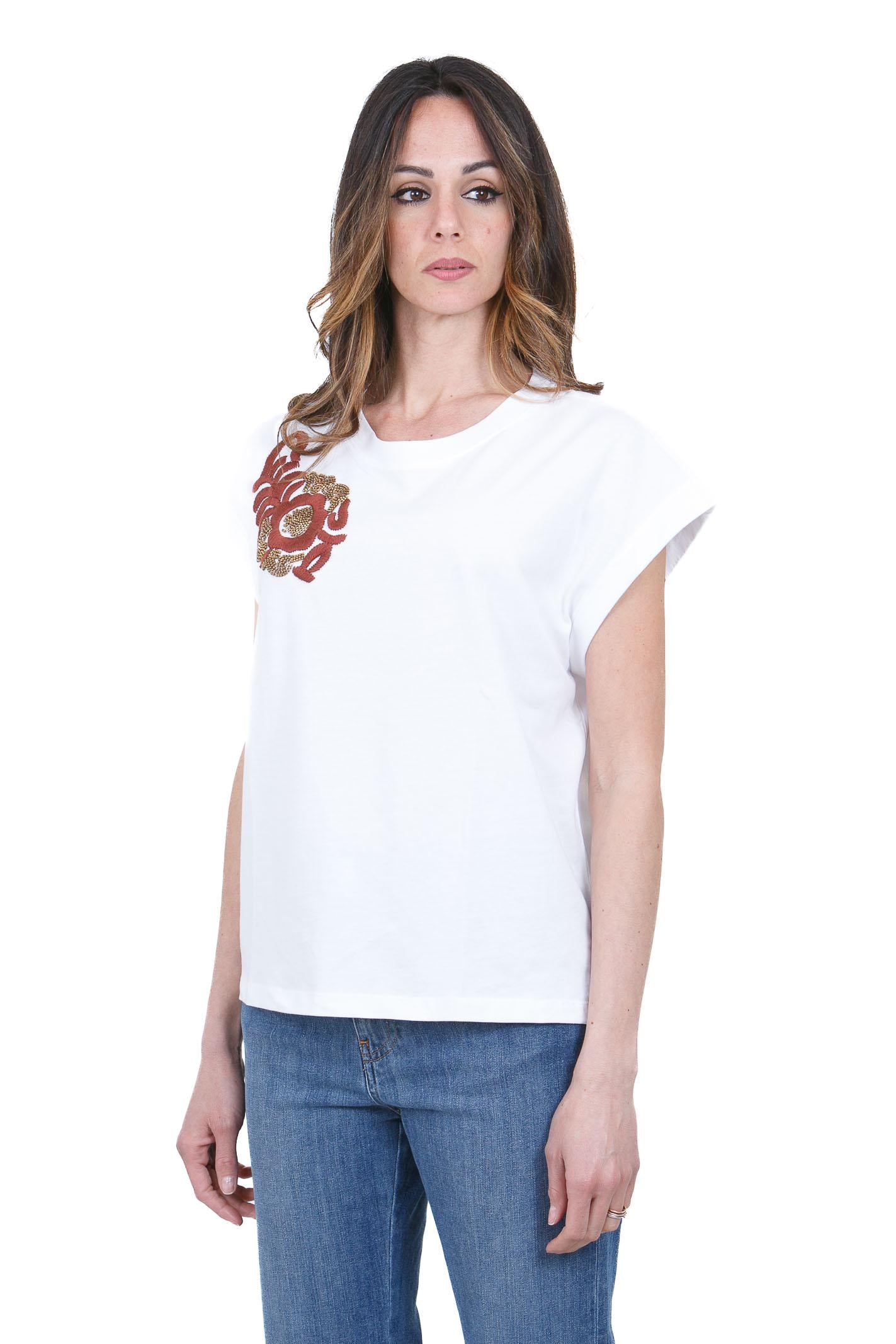 KAOS  T- Shirt Bianco SP1DK003 1019 