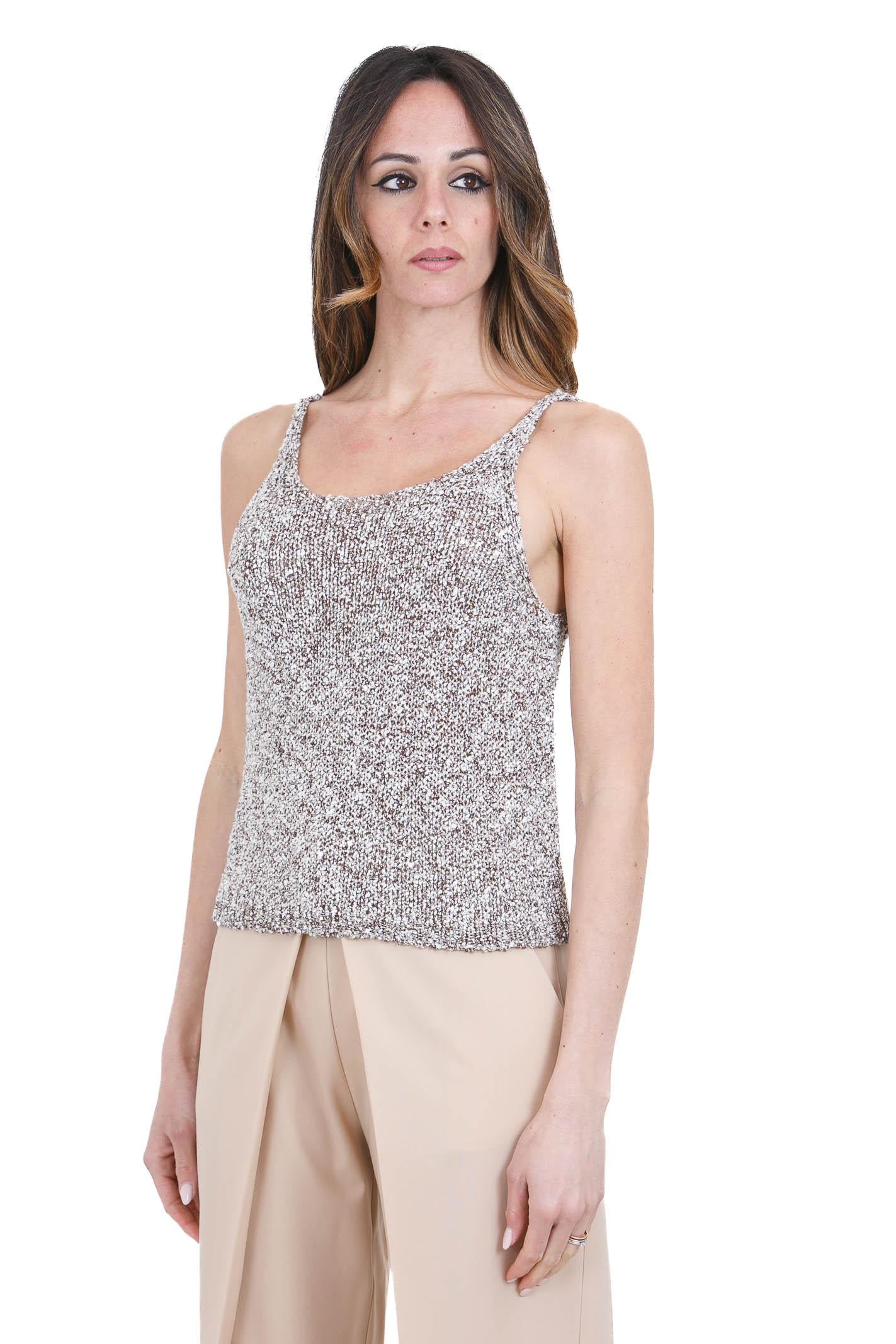 ALYSI Canotta in tricot Top Mosto 216423-P6002 MOSTO 