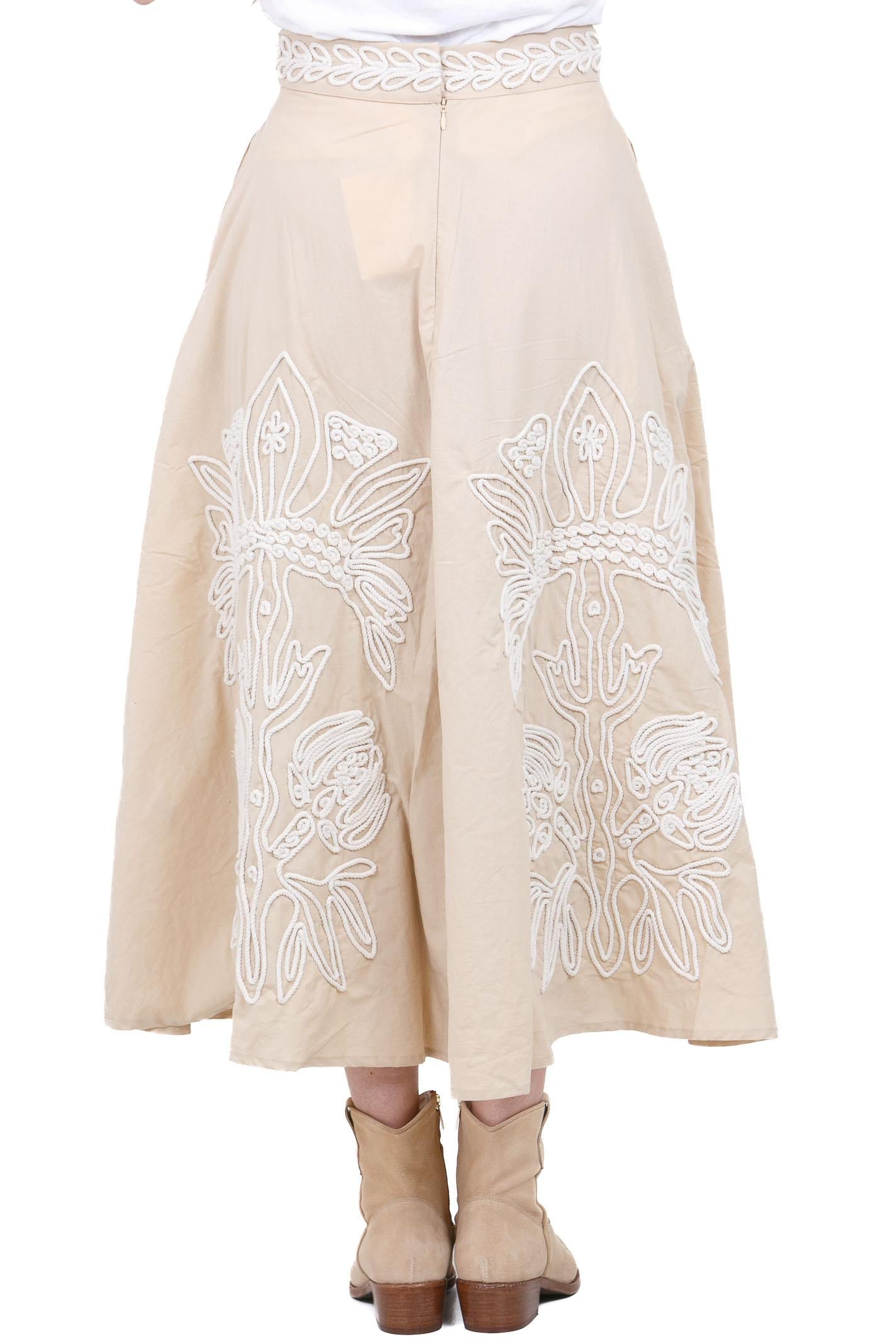 STELLA FOREST  Gonne Beige ALMA-E26JU017 BEIGE 