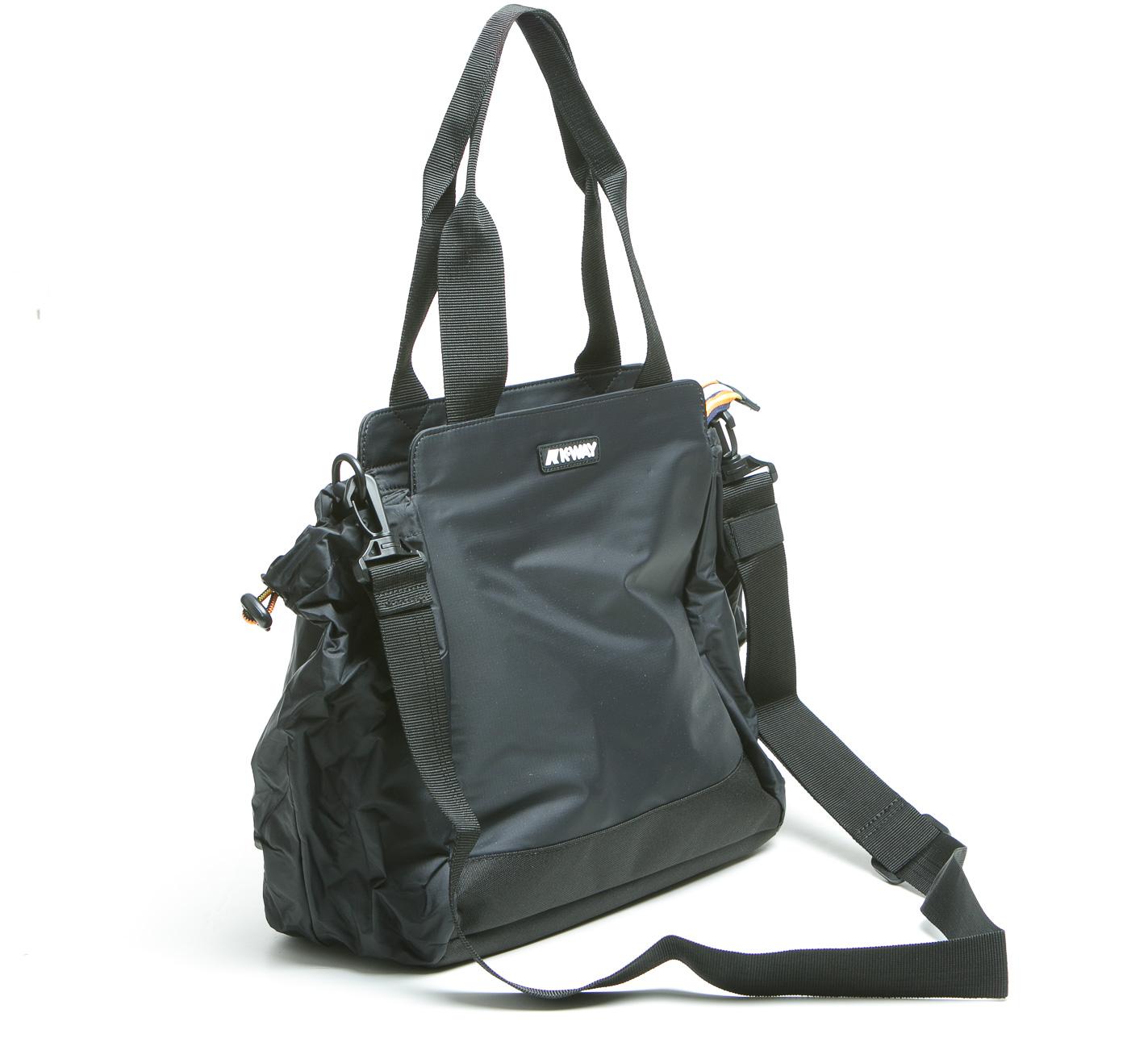 K-WAY Aisy shopping bag con manici Borse Black Pure AISY-K4138YW USY 