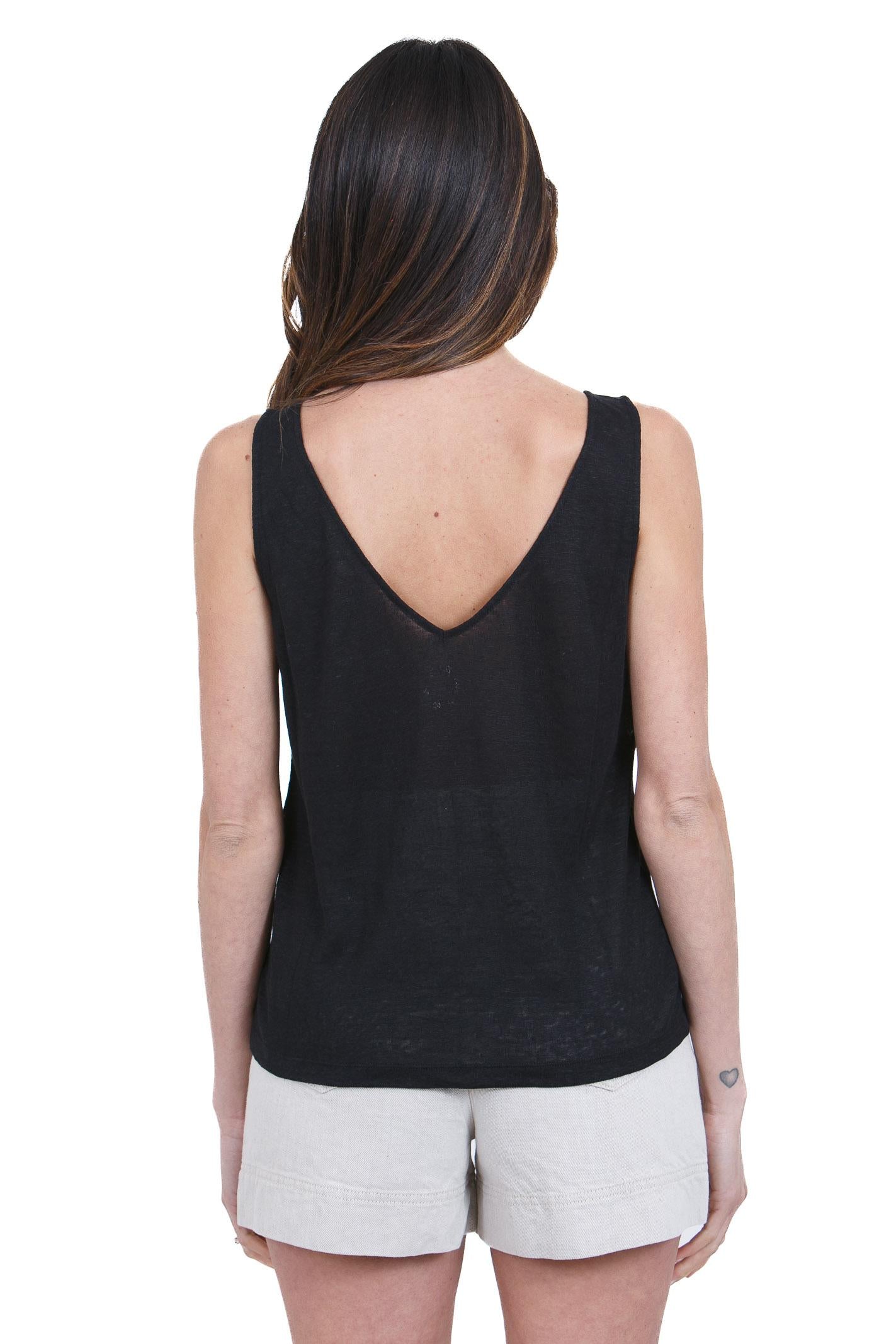DES PETIT HAUTS  Top Noir HANIZ-1E260223 09000 
