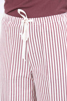 MADAME VENICE  Pantaloni Bordeaux PAMELA-R BORDEAUX 