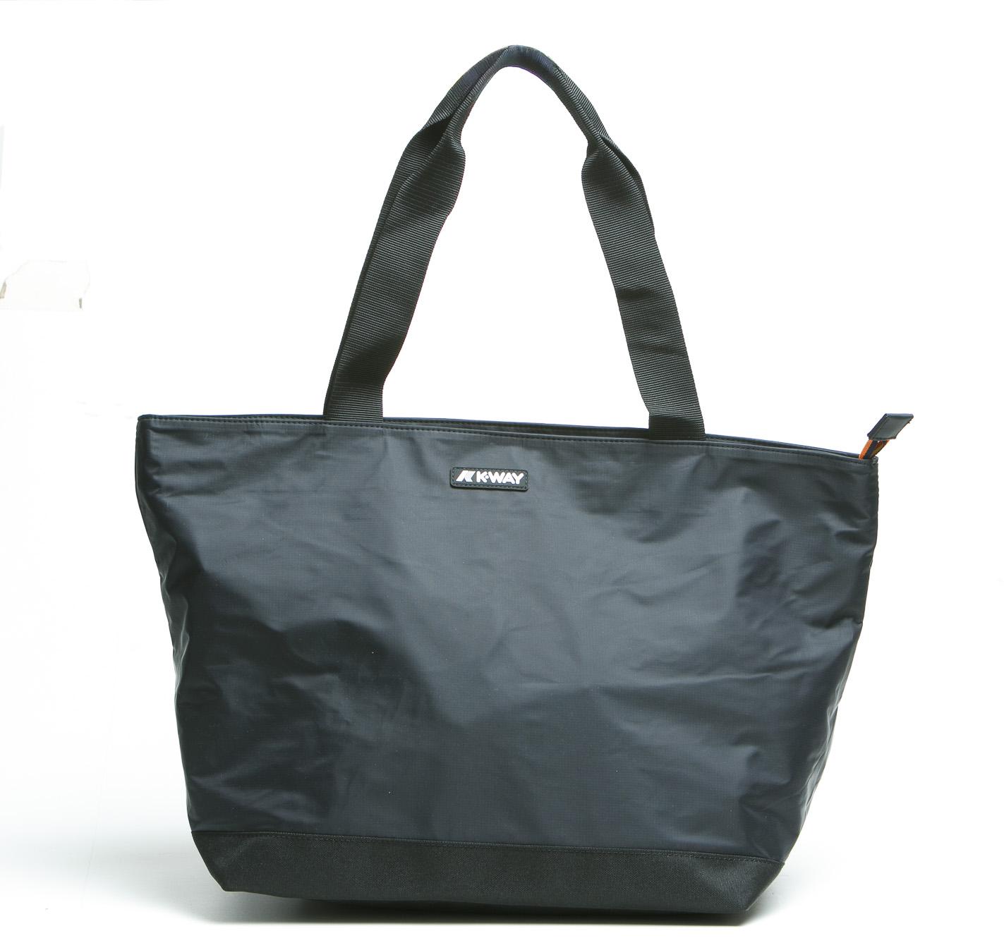 K-WAY Clere tote bag unisex Borse Black Pure CLERE-K7127MW USY 