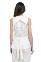 MANILA GRACE  Gilet Avorio G102VU MA148 