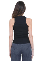 DONDUP Canotta slim a costine Canotte Nero DS071JS0314DXXX 999 