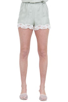 ALYSI Shorts in twill enzimato Shorts Pistacchio 116170-P6219 PIST 