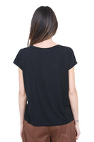 MANILA GRACE  T- Shirt Nero T035VU MA001 