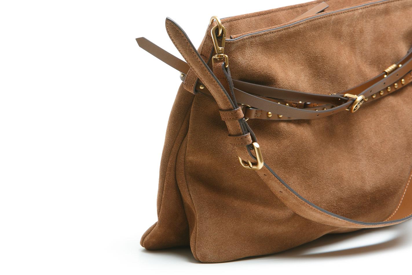 PINKO Borsa a spalla grande Belt Bag Big in suede Borse Marroneleone/gold 105903-A0F6-BELTBAG L17Q 