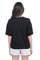 DES PETIT HAUTS  T- Shirt Noir HANNABELLE-1E260222 09000 