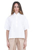ALYSI Camicia boxy con colletto classico a polo