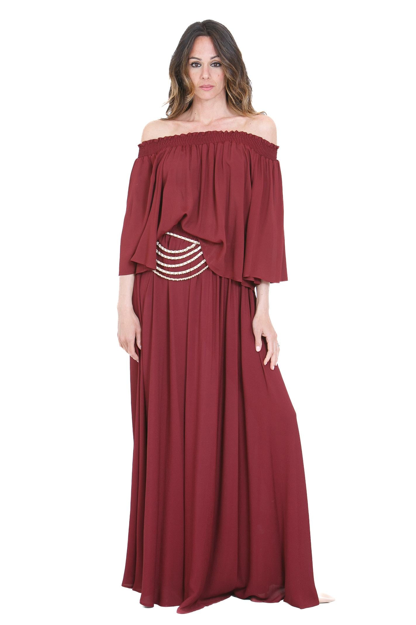 KAOS Gonna lunga vita elastica Gonne Ruggine SP1OR009 7004 