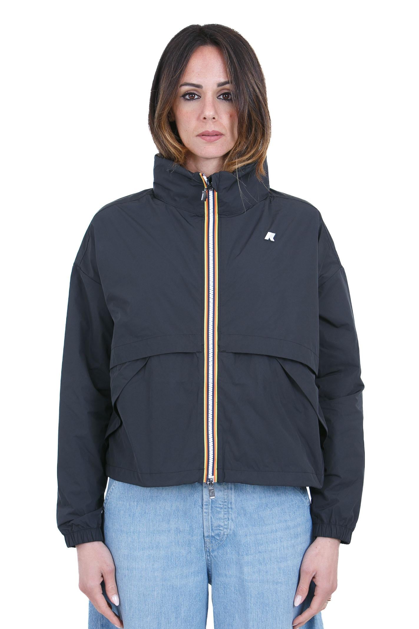 K-WAY Audette memory touch oversize Giubbotti Black Pure AUBETTE-K8132PW USY 