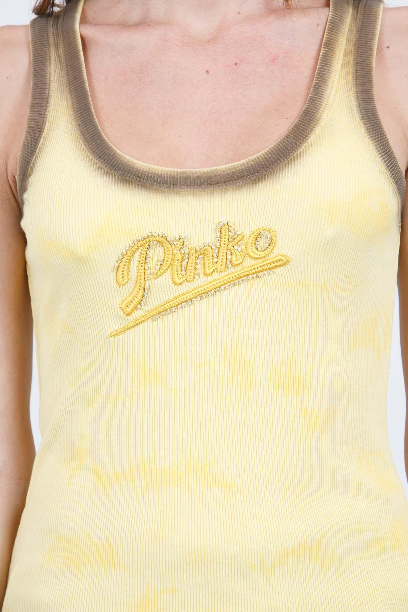 PINKO  Canotte Giallo fresia COSMOPOLITAN-107306-A3H5 H47 