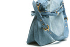 PINKO Borsa a spalla grande Belt Bag Big in denim Borse Medio/gold 105903-A31G-BELTBAG PJDQ 