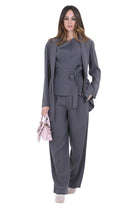 ALYSI Blazer peach touch sciolto Blazer Gray purple 116809-P6045 GRAYP 