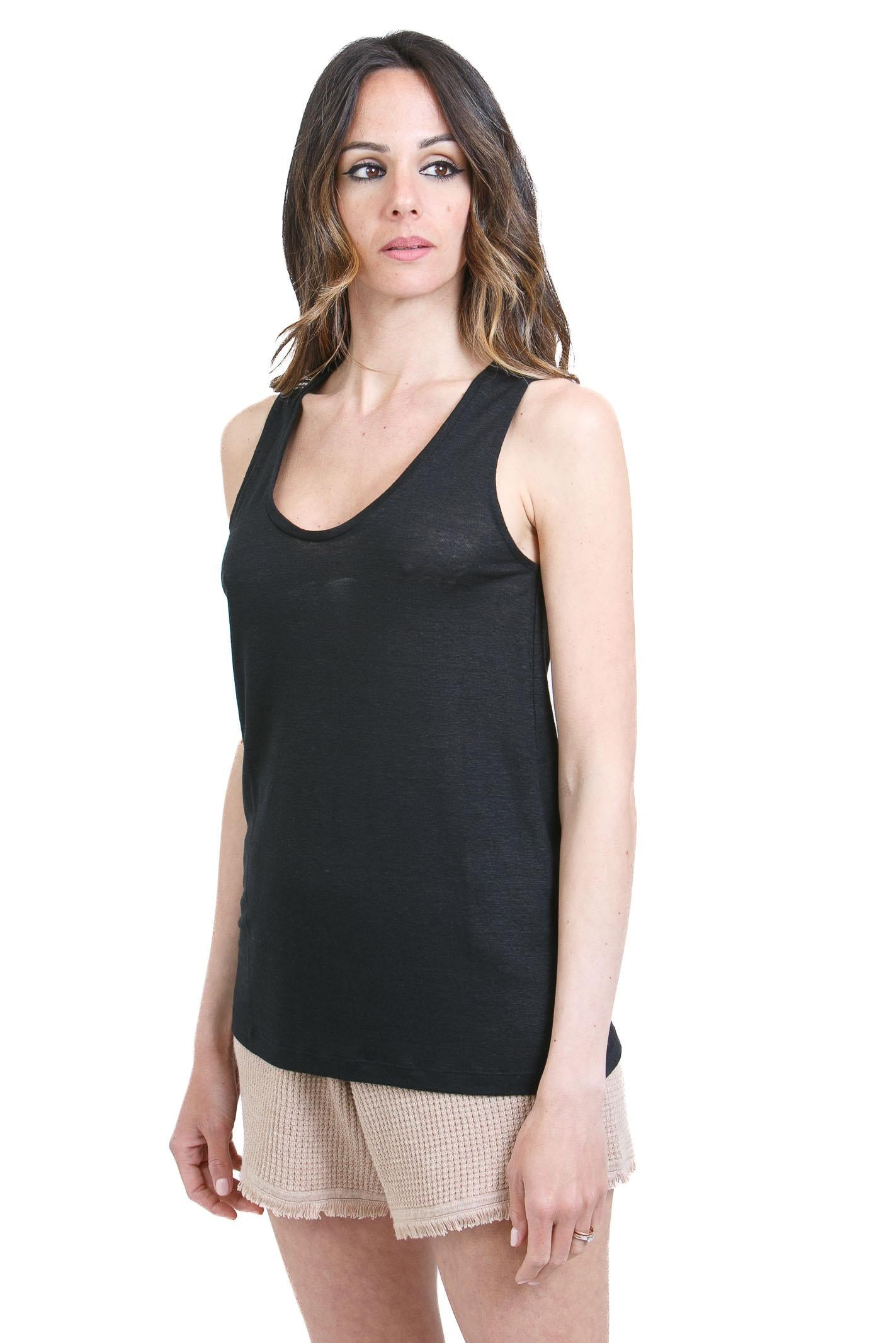 NOT SHY  Canotte Noir YANA-NF8G000LIP000 NOIR 