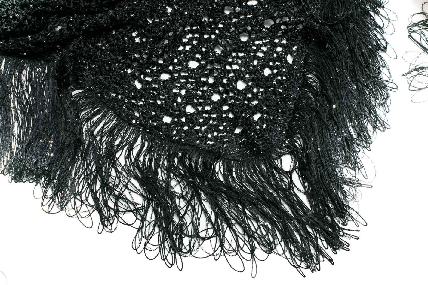SIMONA CORSELLINI  Scialli Nero CPSLO0301 V0003 
