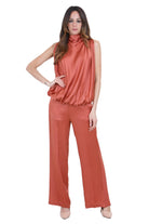 SEMICOUTURE Pantalone Lucia misto seta Pantaloni Dattero LUCIA-Y6SM39 U03-0 