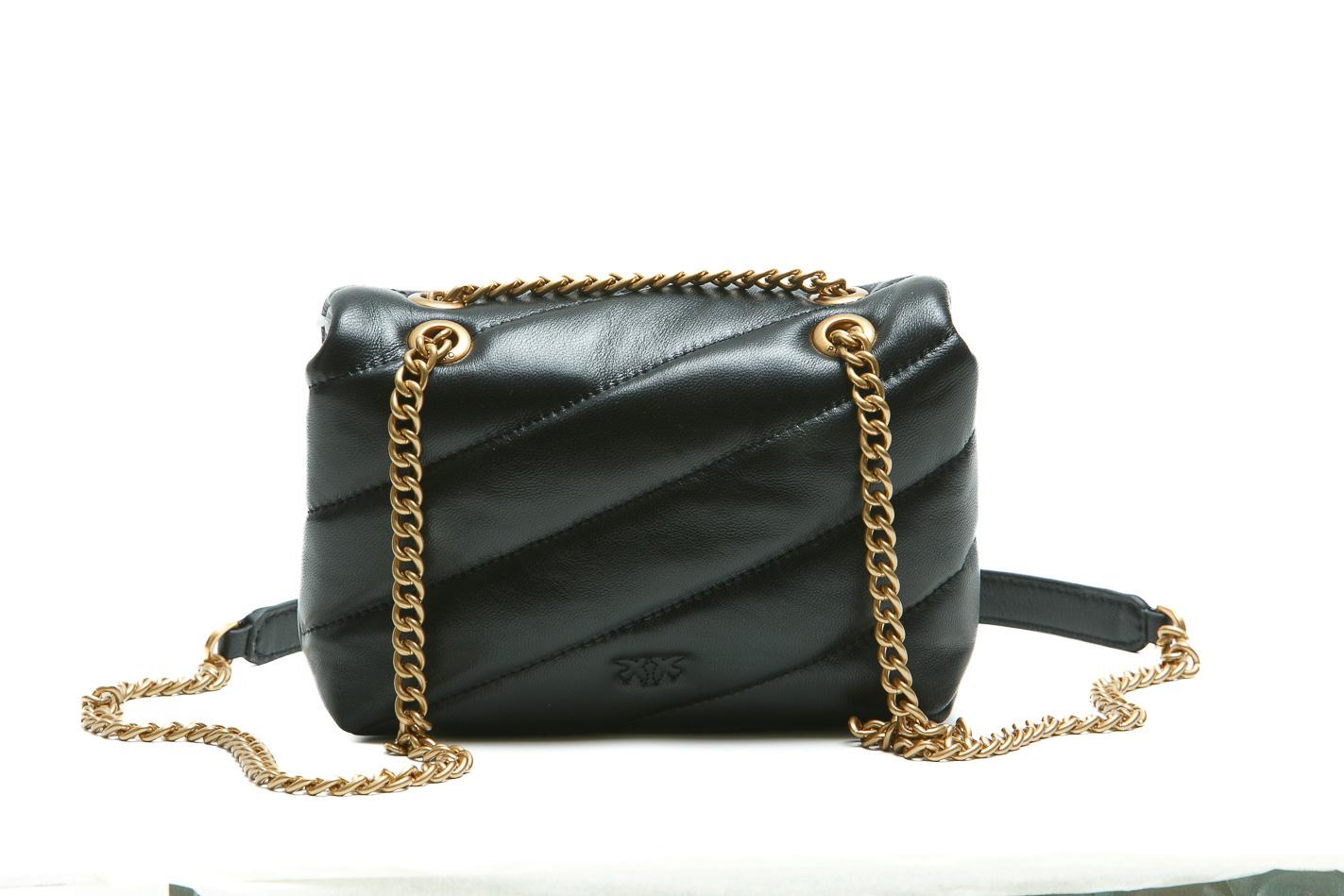PINKO Borsa a tracolla Baby Love Bag Puff Maxi Quilt Borse Black/gold 100040-A0F2LOVEPUFFBABY Z99Q 