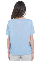 DONDUP  T- Shirt Azzurro polvere DS069JF0349DXXX 858 