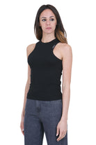 DONDUP Canotta slim a costine Canotte Nero DS071JS0314DXXX 999 