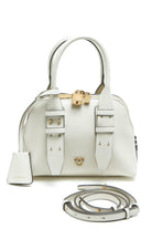 PINKO Borsa bowling a mano Mini Escape Bag in pelle Borse Bianco seta/gold 105333-A0QO-BOWLING Z14Q 