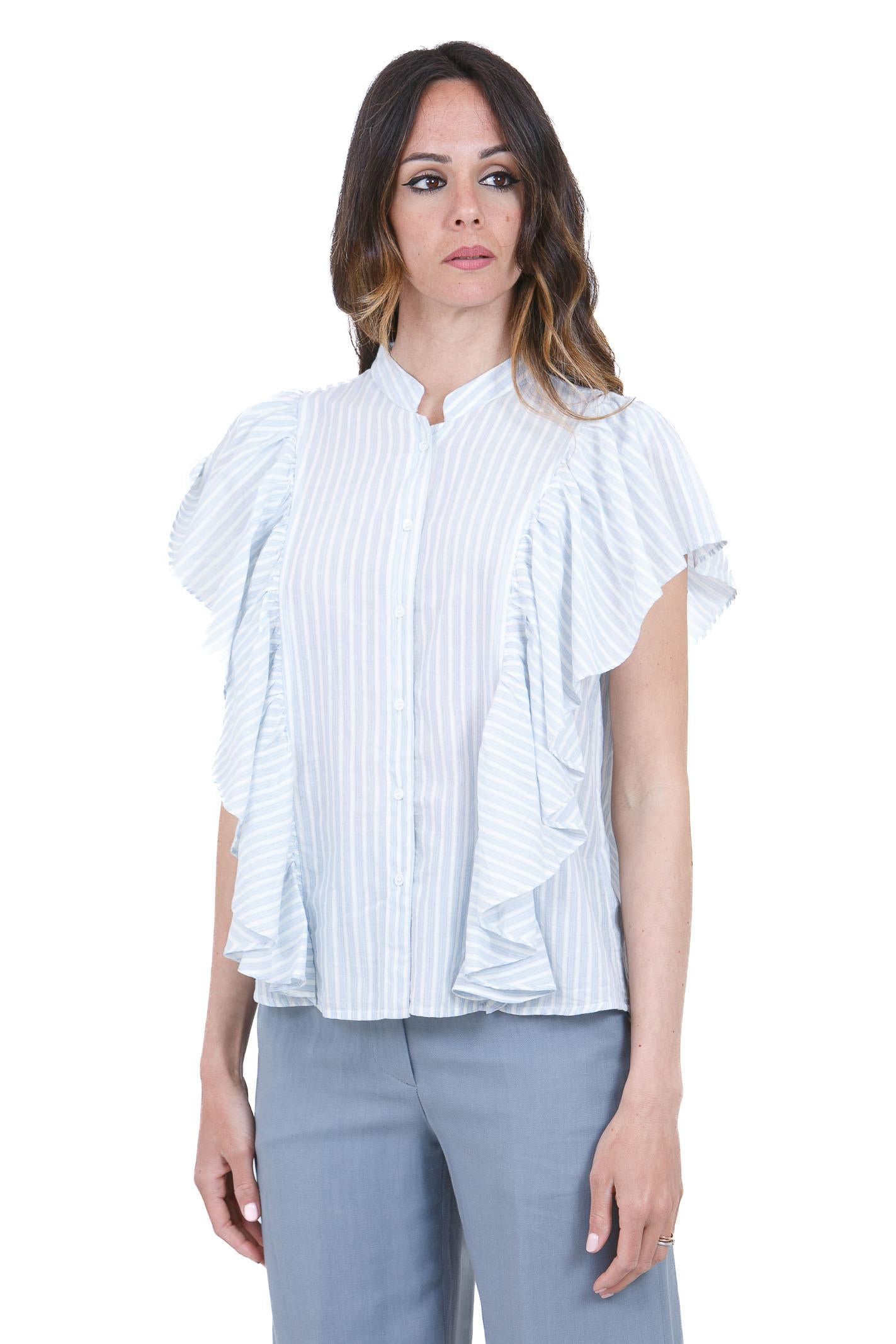 FEEKA  Bluse Ciel/ecru SCARLET-6CHE0113 IT189 