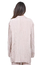 ALYSI Blazer stropicciato oversize Blazer Cipria 216809-P6047 CP 